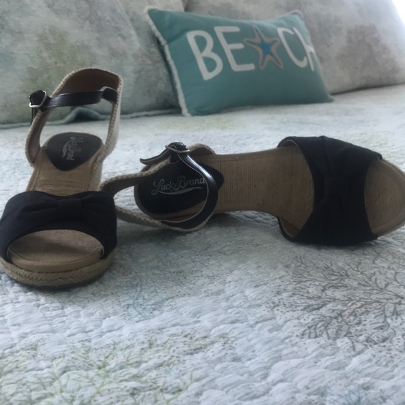 Lucky brand wedge sandals - Picture 2 of 4